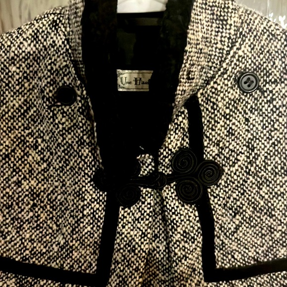 Vintage Girls Une Hautre Couture Tweed Coat and Hat 7 - Picture 4 of 11